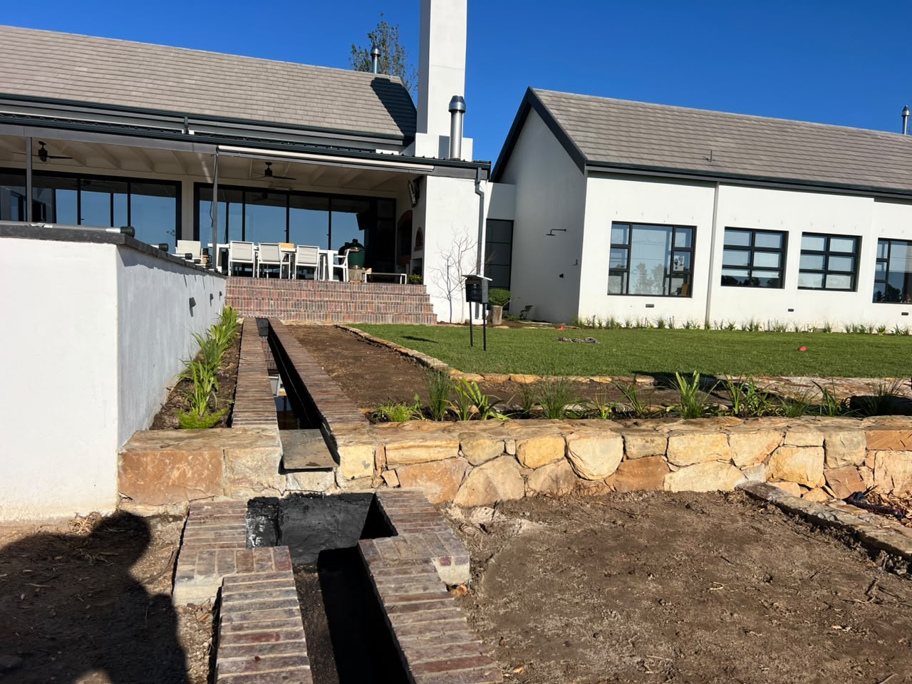 Fernish completed garden